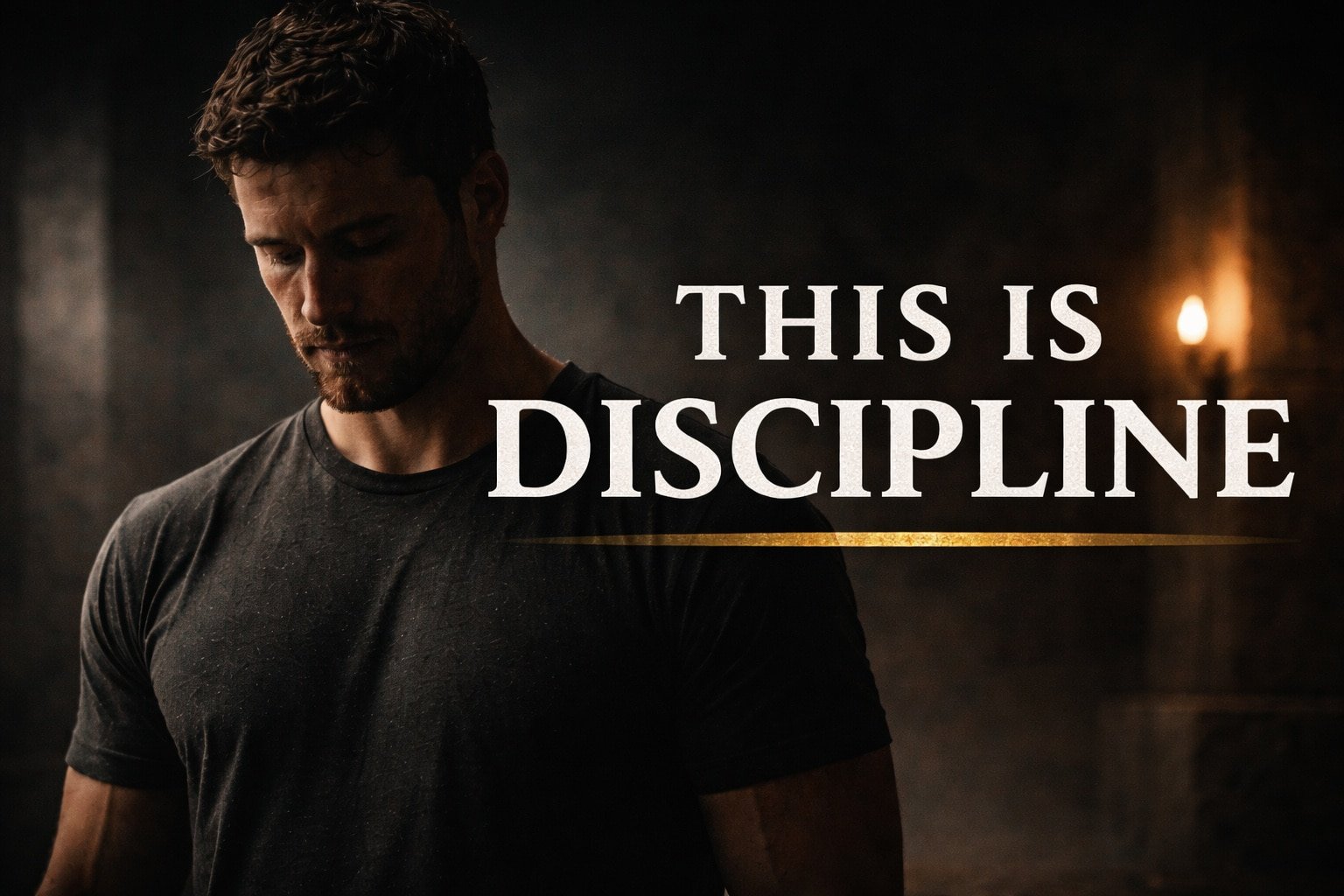 this is discipline thumbnail for video